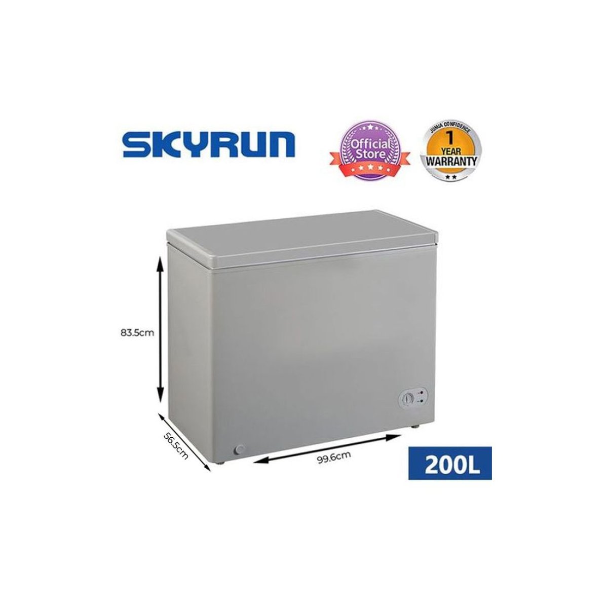 Skyrun Chest Freezer 200 Liters