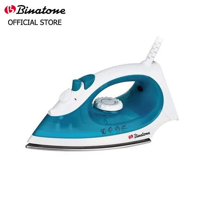 Binatone Binatone Smoother Gliding Steam Iron (SI-1605) - Blue + 2 Years Warranty.