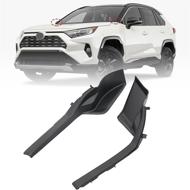 Priprilod Cowl Cover Seal Right & Left Compatible With Toyota RAV4 2019-2024 Compatible With Toyota RAV4 Prime 2021-2024 Front Hood Seal #53866-0R052