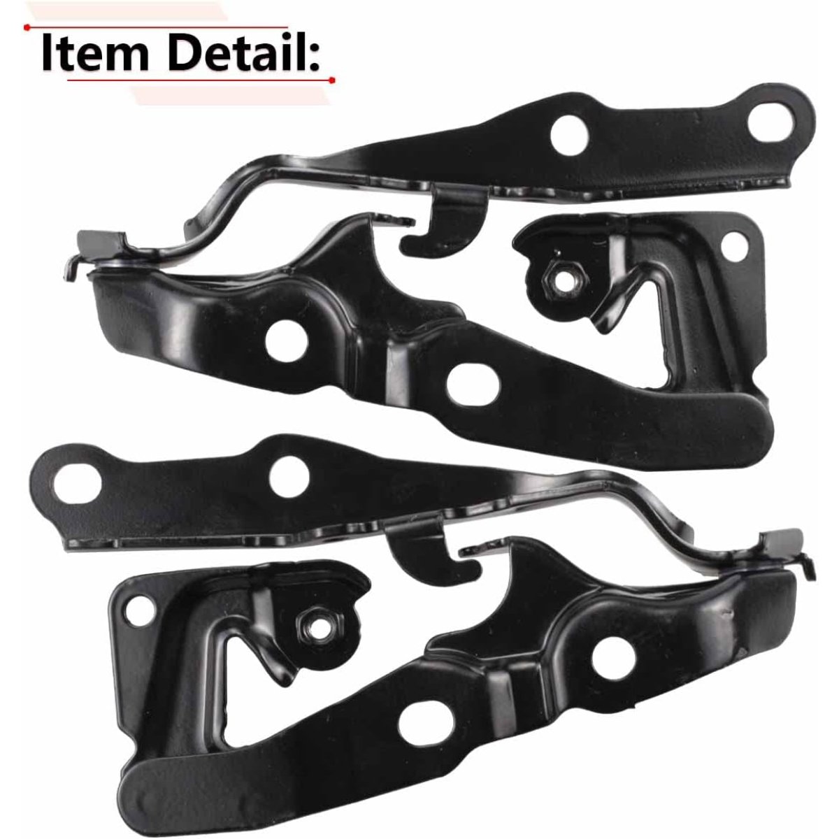 RLB-HILON Hood Hinge Compatible with Toyota Camry 2007 2008 2009 2010 2011 Year, for Driver and Passenger Side Front Bonnet Bracket